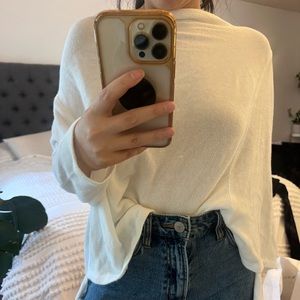 Free people white  light sweater/knit